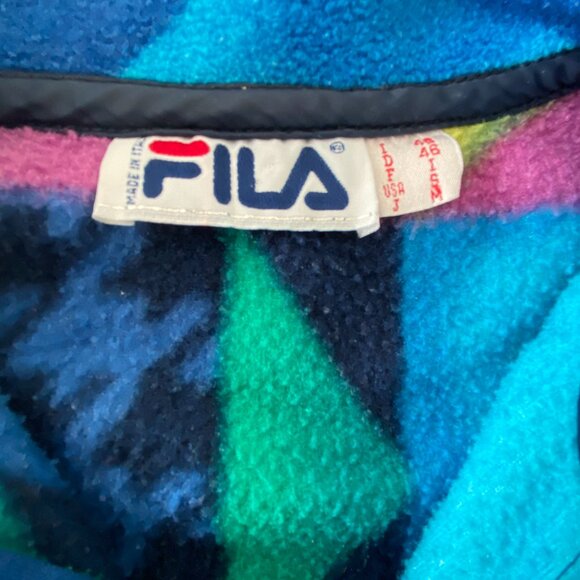 Vintage Fila Fleece Half Zip - Picture 4 of 5